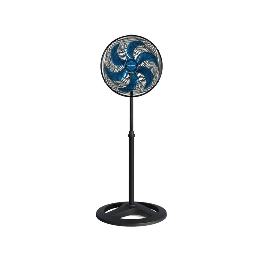 Ventilador De Coluna Premium Osc 6 Pás Altura Regulável Baixo Ruído 135w 40cm Motor Turbo Ventisol