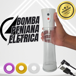 Recarregável Bomba Peniana Elétrica Alongador Anel Pênis em Oferta na Shopee