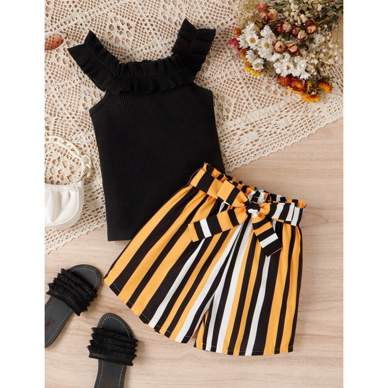 Conjunto infantil short + Blusa meninas estilosas infanto juvenil