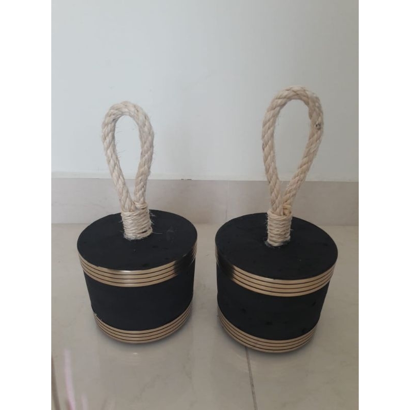 kit com 2 pesos de porta,decoraçao, rustico,enfeite,aparador de porta em Oferta na Shopee