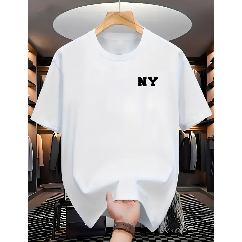 Camiseta NY Streetwear Camisa 100% Algodão Lançamento Blusa Masculino e Feminino