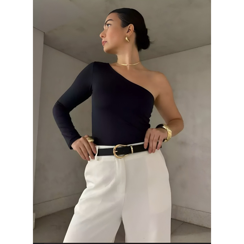 Body Feminino Manga Longa 1 Manga Body Poliamida Suplex Confortável Versátil e Elegante