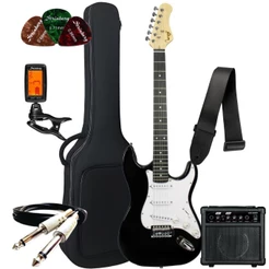 Kit Guitarra Stratocaster Iniciante Estudante Bravo Beg100 + Acessórios + Amplificador
