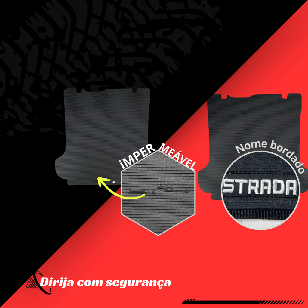 Detalhes do Borrachão Para Caçamba Fiat Strada Cd 2020 A 2025