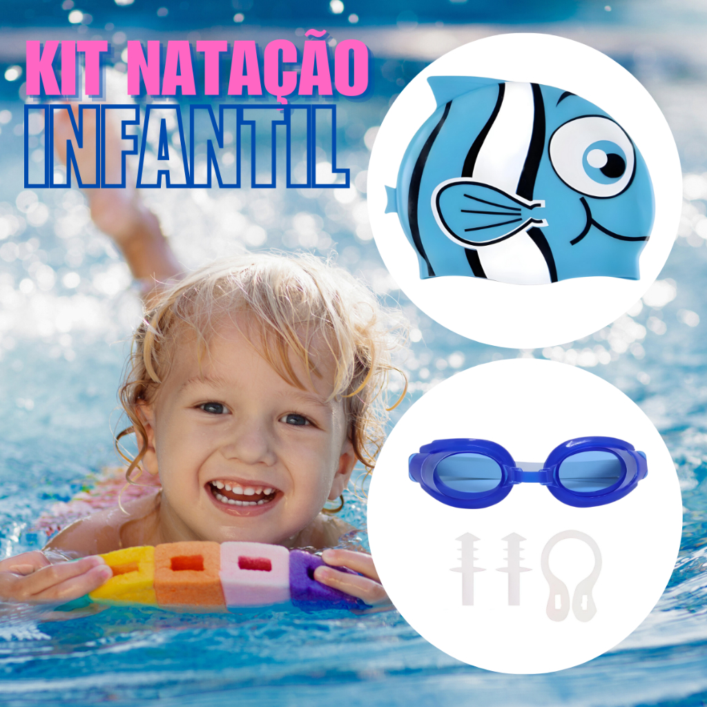 Touca Natação Infantil Azul: Onde Comprar | BuscaProdutos