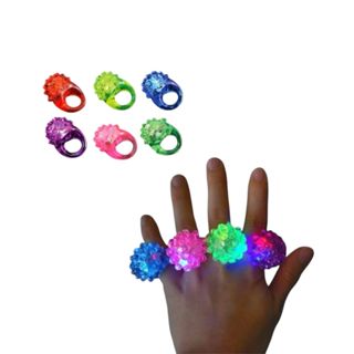 10 Anel Pisca Luz Led Enfeite Para Festa Decoraço Lembrancinha Aniversario em Oferta na Shopee