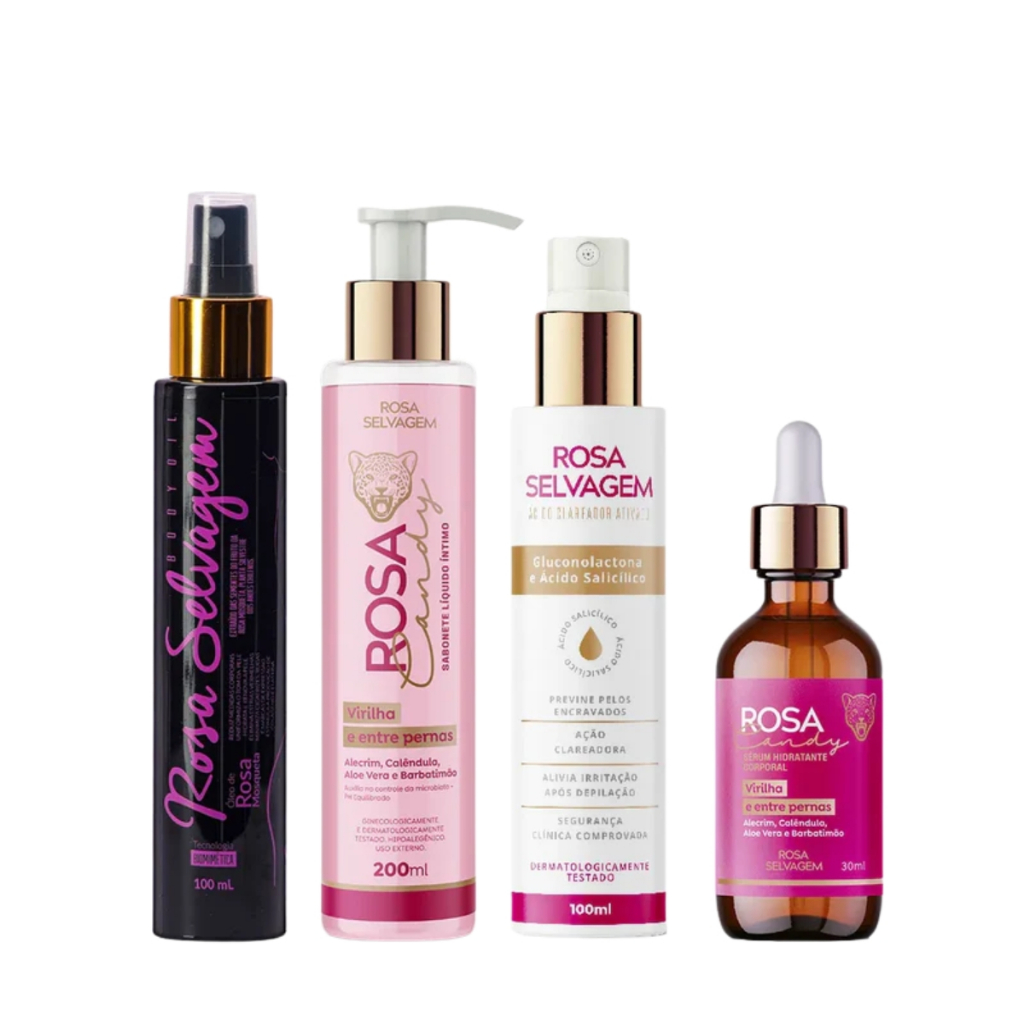 Kit Combo Clareamento Intense - Rosa Selvagem