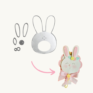 Faca de Corte e Relevo Fofo Coelho Amado Páscoa para Scrapbook Artesanatos Artes Diy em Oferta na Shopee