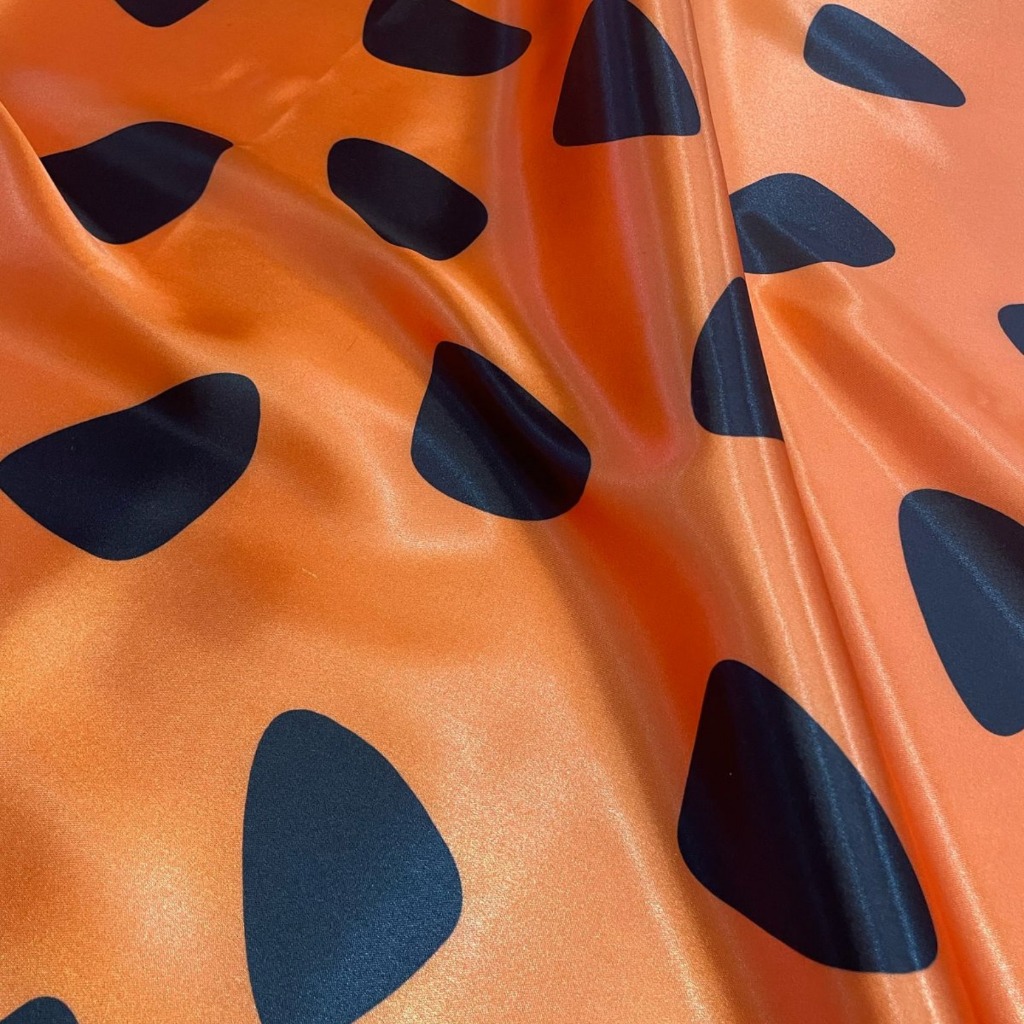 5 metros - Tecido Cetim Estampado Flinstones Digital 1,40m Decorações fantasias e festas