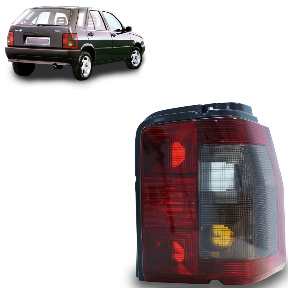 Lanterna Traseira Tipo 1993 1994 1995 1996 1997 Tricolor Lente Estriada Acrilico em Oferta na Shopee