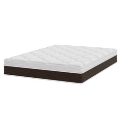 Colchão Casal 138x188 Molas Ensacadas com Pillow para Cama de Casal Umaflex Marrom