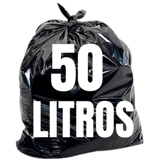 Saco de Lixo 50 Litros com 100 Unidades para Escritórios, Condomínios, Restaurantes Coleta Seletiva em Oferta na Shopee
