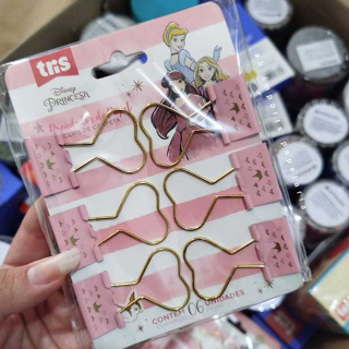 Prendedor De Papel - Binder clips - Princesas - Coração - 25MM - Poly C/6 UN - Disney | TRIS em Oferta na Shopee