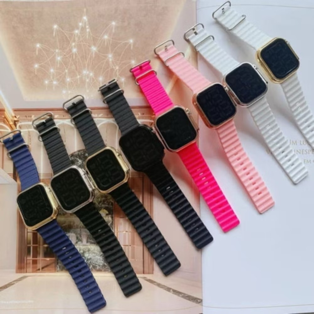 Atacado Kit 5/10/15 unidades Relógio Esporte Led à prova d'agua unissex (p9) em Oferta na Shopee