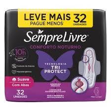 Absorvente Sempre Livre Conforto Noturno Suave 32 Unidades Leve Mais Por Menos