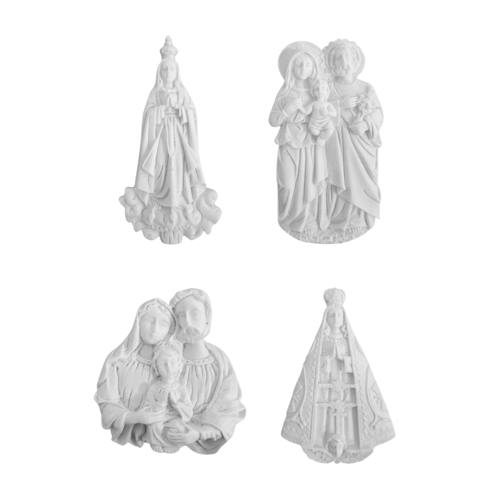 Kit Católico 20 Batizado Casamento Lembrancinha Nossa Senhora de Fatima, Aparecida, Sagrada Família