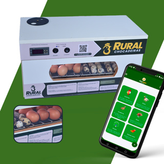 Chocadeira Eletríca 50 ovos de Galinha ou 100 ovos de Cordorna + APP em Oferta na Shopee