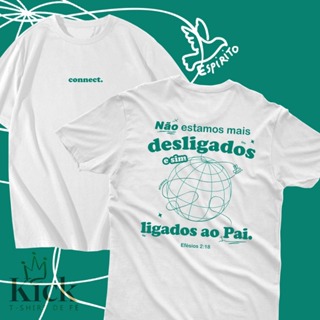 Camiseta Unissex Cristã Ligados Ao Pai em Oferta na Shopee