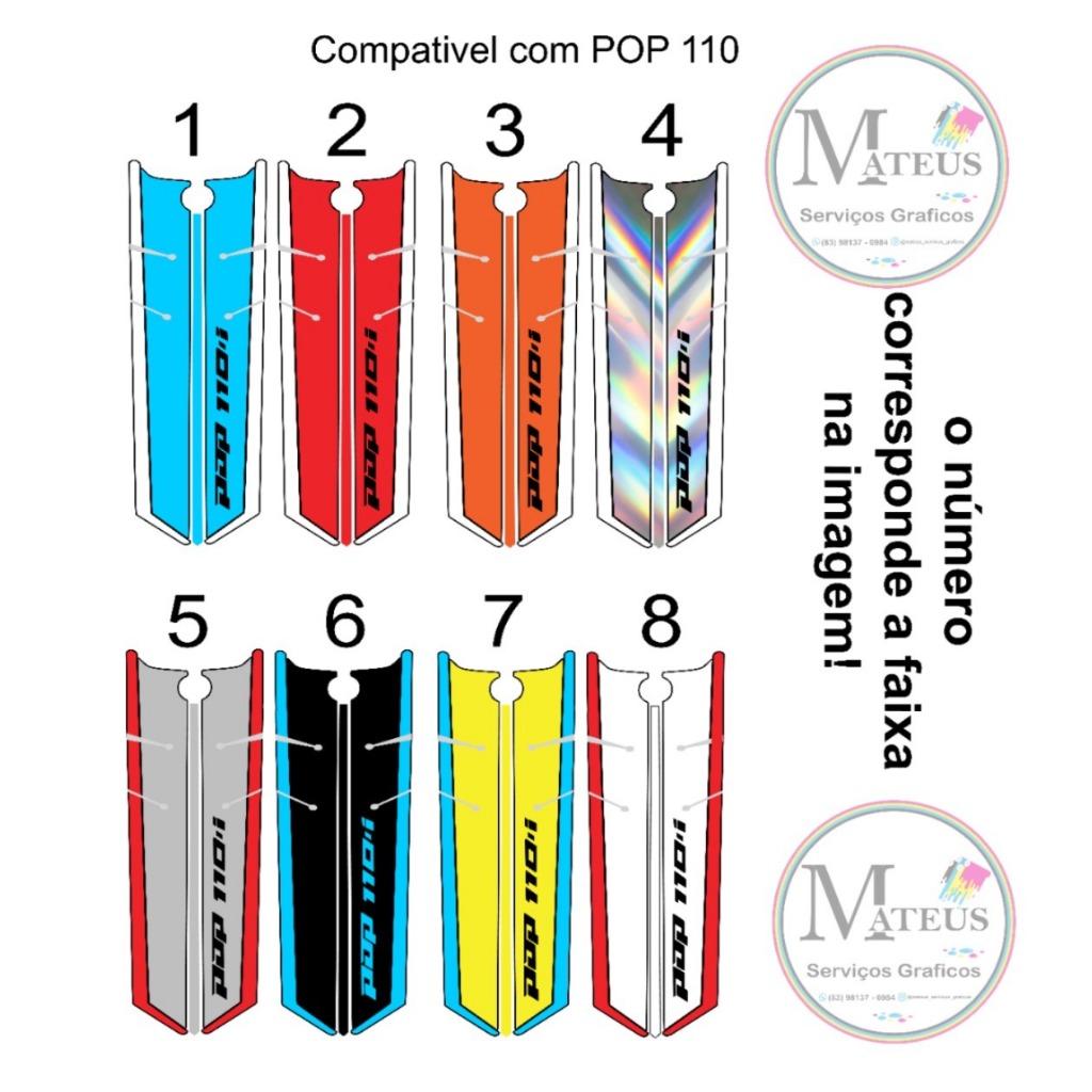 Adesivos Personalizados para Pop 110: Onde Comprar | BuscaProdutos