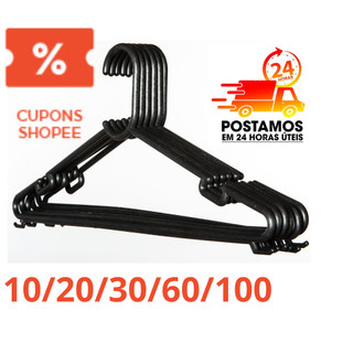 30 unidades cabide adulto resistente redondo