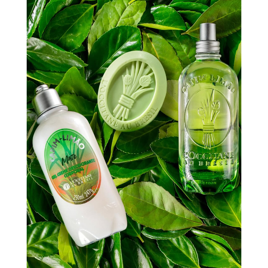 Detalhes do Kit com 3 Sabonete Perfumado Capim-Limão 100g