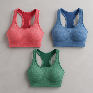 Kit 3 Top Alta Sustentação Fitness Academia Liso Lindo em Oferta na Shopee