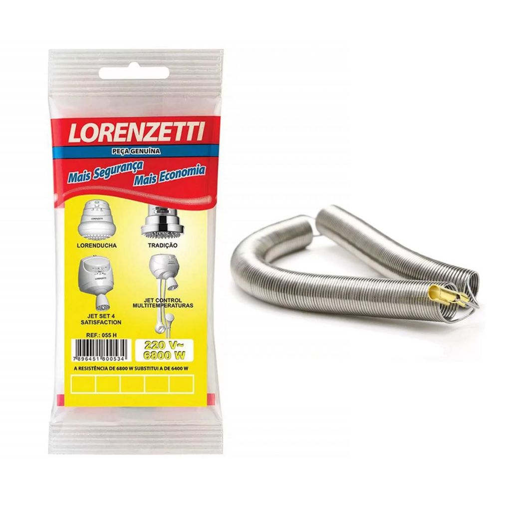Resistencia Lorenzetti Tradição, Lorenducha, Jet Set $, Jet Control 220V 6800 W Original