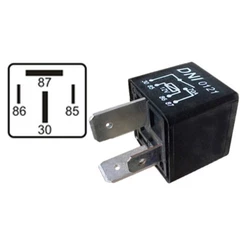 RELE AUXILIAR 4 TERM. 12V 70A S/SUPORTE