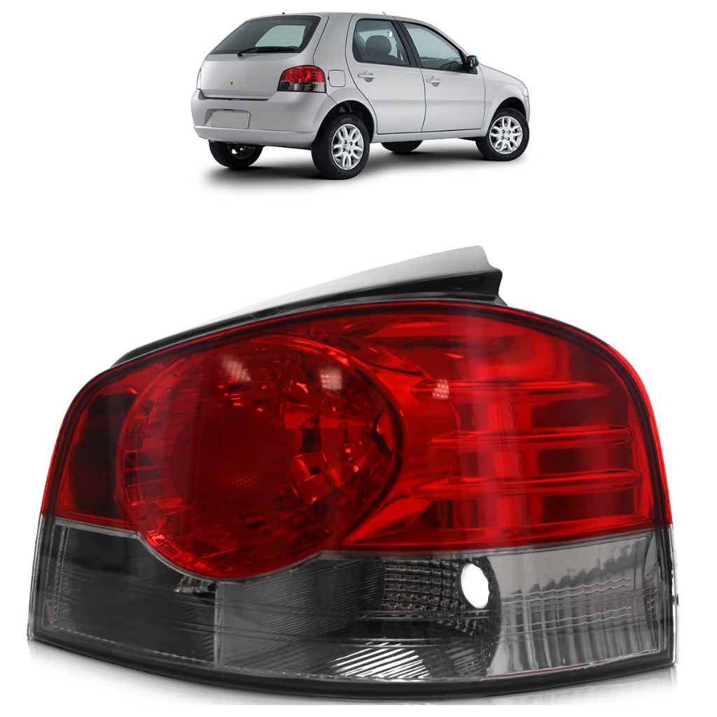 Lanterna Traseira Palio G4 2008 2009 2010 2011 Bicolor Fumê em Oferta na Shopee