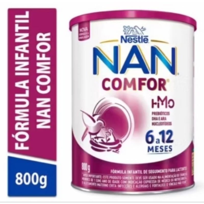 Nan Comfor 2 - FÓRMULA INFANTIL NESTLÉ (6 A 12 MESES)  800 GRAMAS!