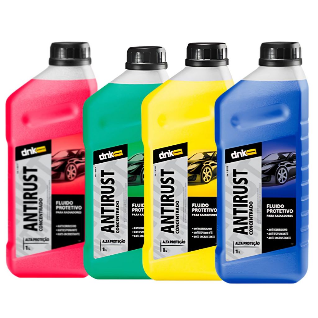 Fluido Protetivo De Radiador Dnk Antirust Concentrado 1 Litro Rosa
