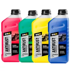 Fluido Protetivo De Radiador Dnk Antirust Concentrado 1 Litro Rosa