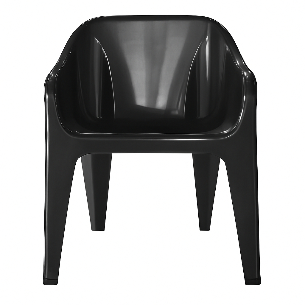 Cadeira De Jardim Arqplast Poltrona Confort Design Confort Luxo Com Braços 1 Corpo 73.5cm X 56.5cm X 62cm