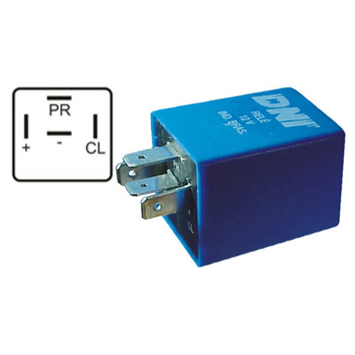 Rele Pisca 4 Term. 12v S/suporte Fiat Uno 85/.. em Oferta na Shopee