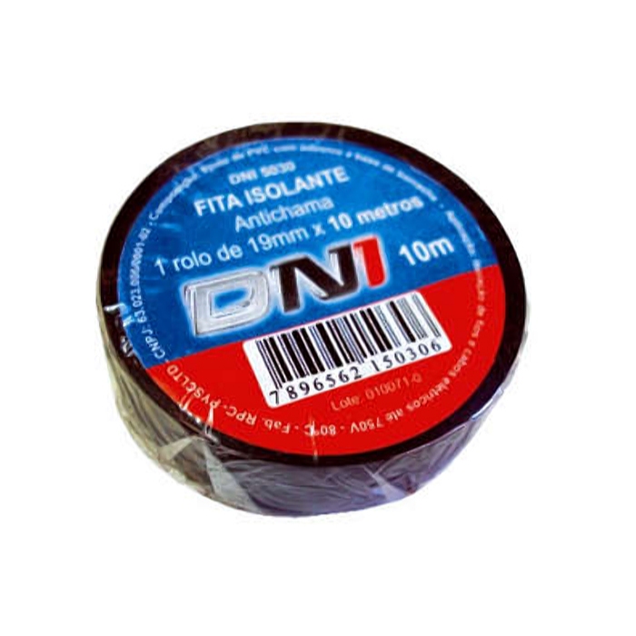 Fita Isolante 10m 19x10m Anti-chamas
