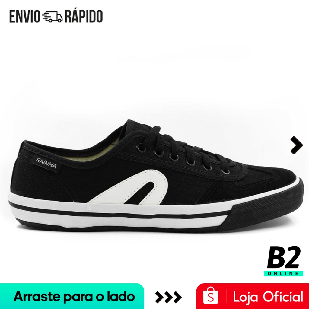 Tênis Rainha VL 2500 Masculino Preto Original Com Nota Fiscal e Garantia em Oferta na Shopee