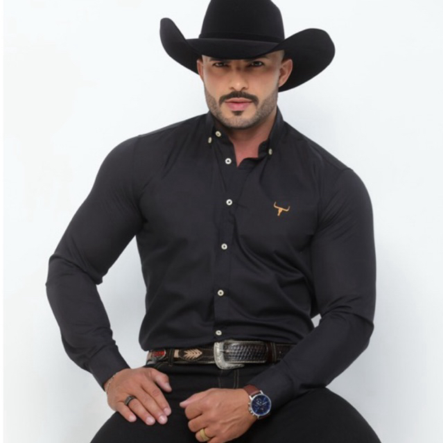 Camisa Country Premium Xadrez Lisa Envio Imediato Super Oferta Manga Longa de