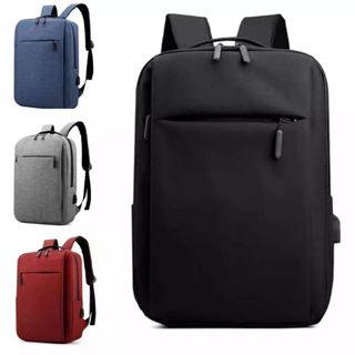 Mochila Masculina E Feminina Unissex Resistente à água Com Saída USB Anti-Furto