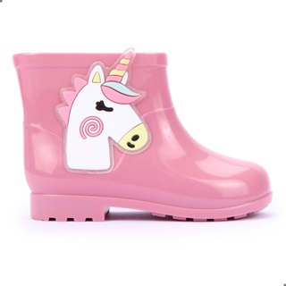 Galocha Infantil Rosa Unicornio Feminino Bota Infantil Feminina Rosa Botinha Chuva Bota Menina em Oferta na Shopee