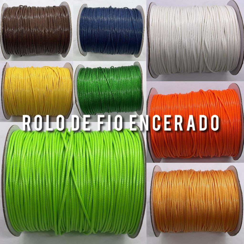 Fio Encerado - Rolo de 150 Metros - 1.5mm - 28 Cores em Oferta na Shopee