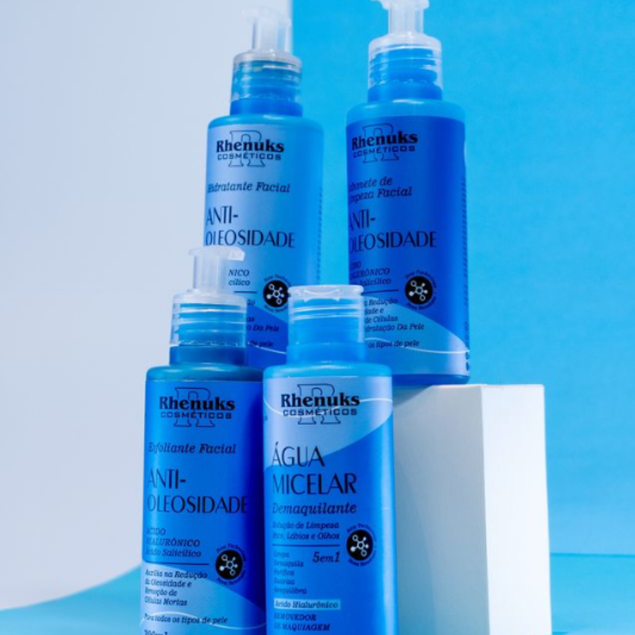 Kit Skin Care Tratamento Anti-oleosidade com Ácido Hialurônico e Ácido Salicílico em Oferta na Shopee