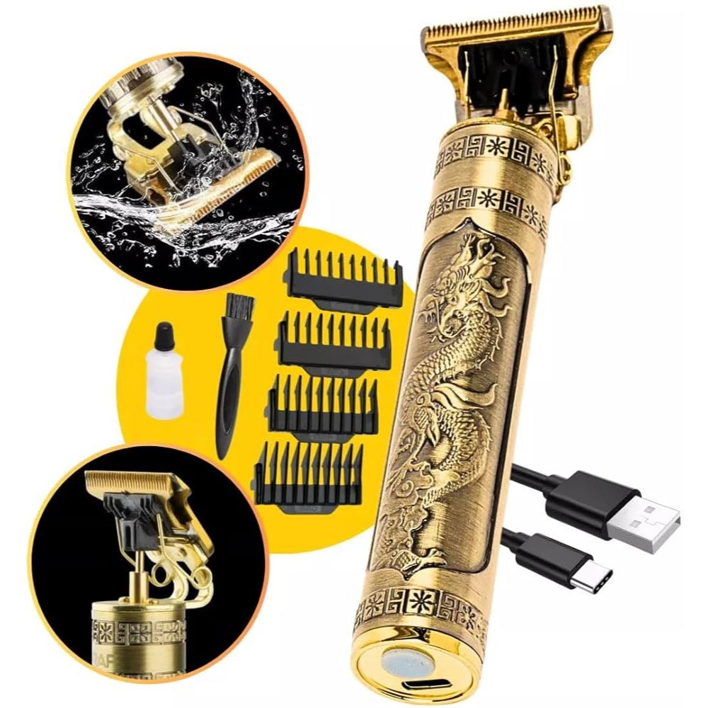 Maquina Acabamento Cabelo Recarregável Barba Sem Fio Premium