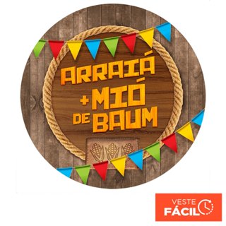 Painel de Festa Redondo Decorativo Festa Junina C/Elástico Decoração São João 1,50m – APR-2419 em Oferta na Shopee