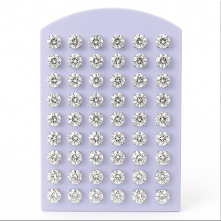 kit brinco ponto de luz atacado strass 36 pares folheado barato feminino bijuteria em Oferta na Shopee