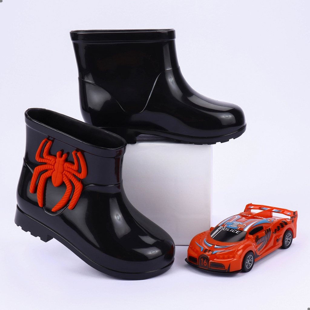 Galocha Infantil Menino Aranha Bota Infantil Menino Aranha Botinha Infantil Menino Chuva C...