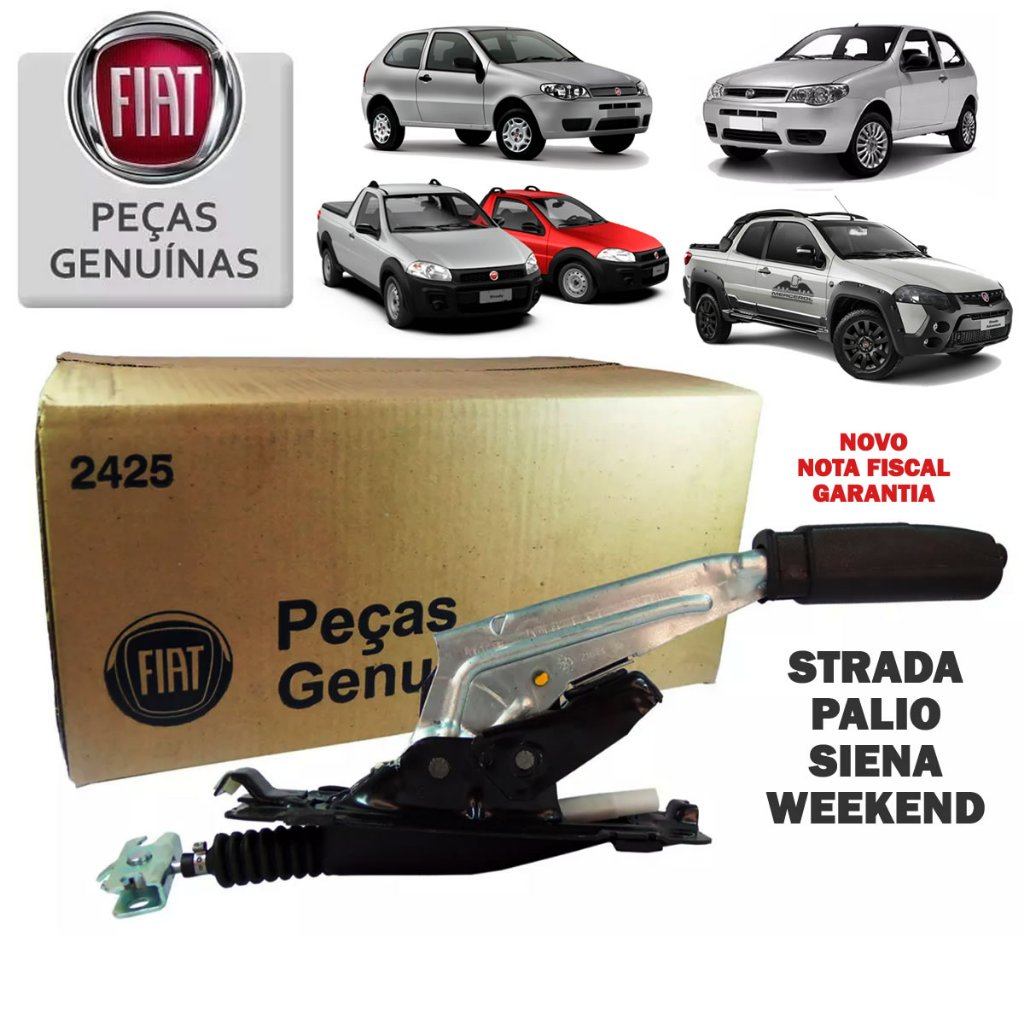 Alavanca Freio Mao Original Fiat Strada Palio Siena Weekend 1.4 1.6 1.8 Todos os modelos até 2020 em Oferta na Shopee
