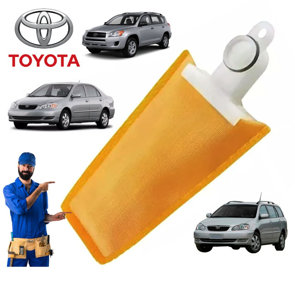 Pre Filtro da Bomba De Combustivel Toyota Corolla / Fielder / Rav4 Alta micragem qualidade garantida em Oferta na Shopee