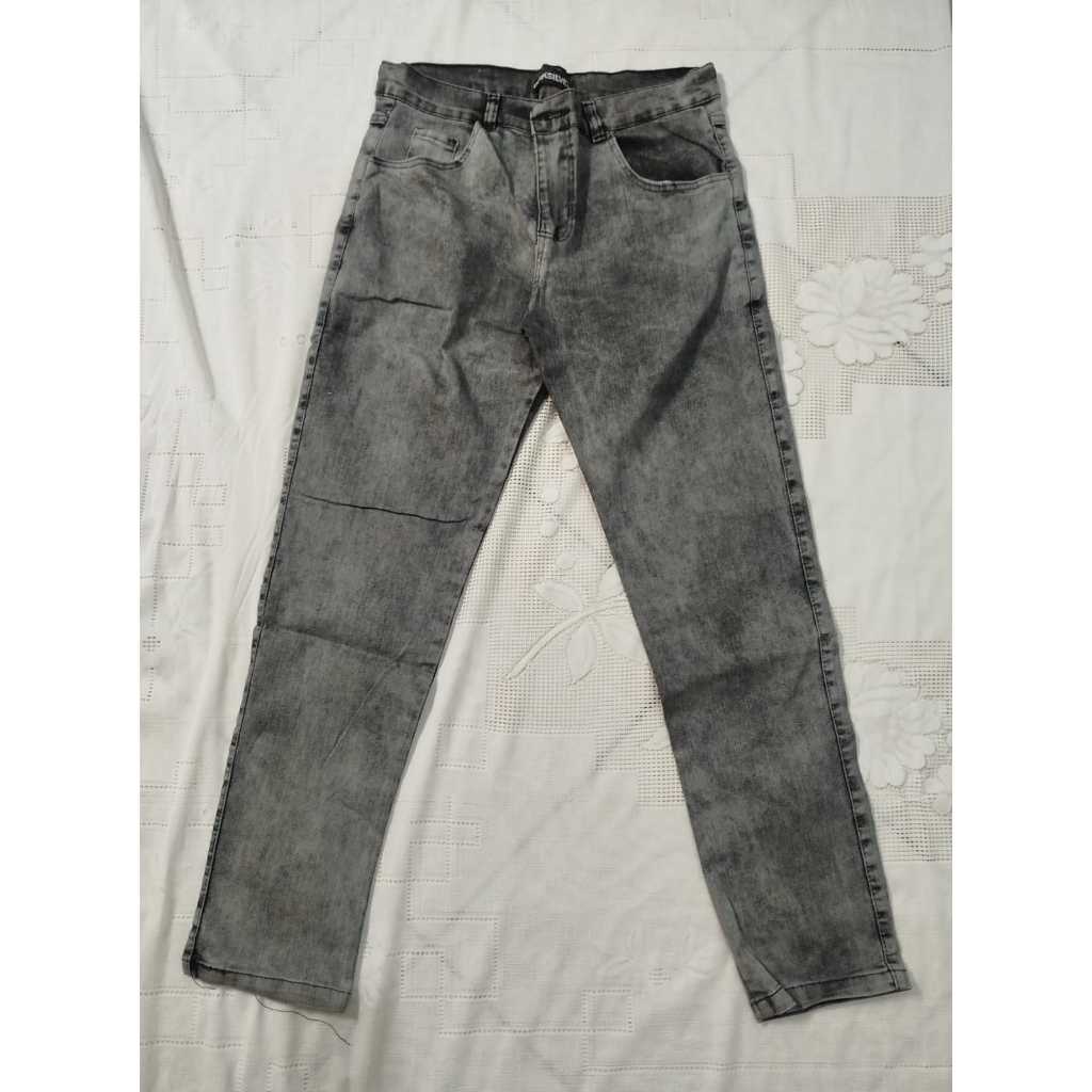 Calça Jeans Grafite Masculina em Oferta na Shopee