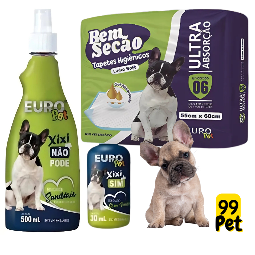 Kit pacote tapete higiênico um educador sanitário cães Xixi Pode E Não Pode cachorro