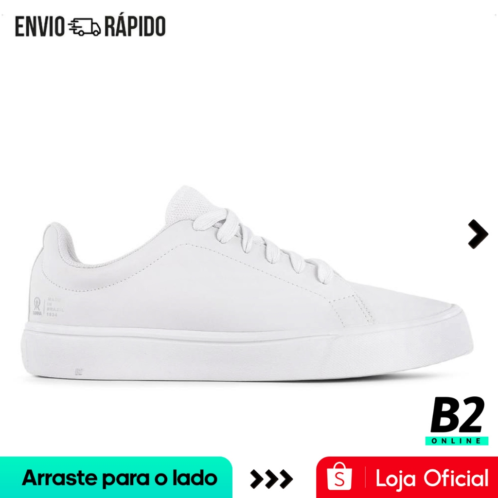 Tênis Rainha Queen Unissex Casual Branco Original Com Nota Fiscal e Garantia em Oferta na Shopee